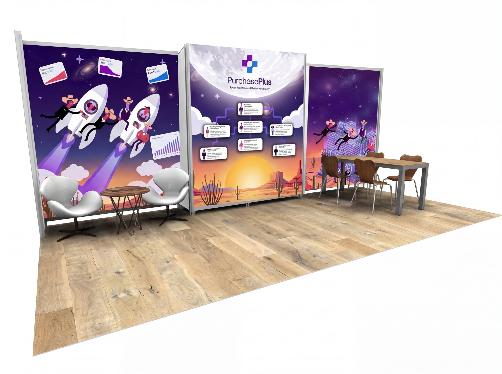 Booth 3D view